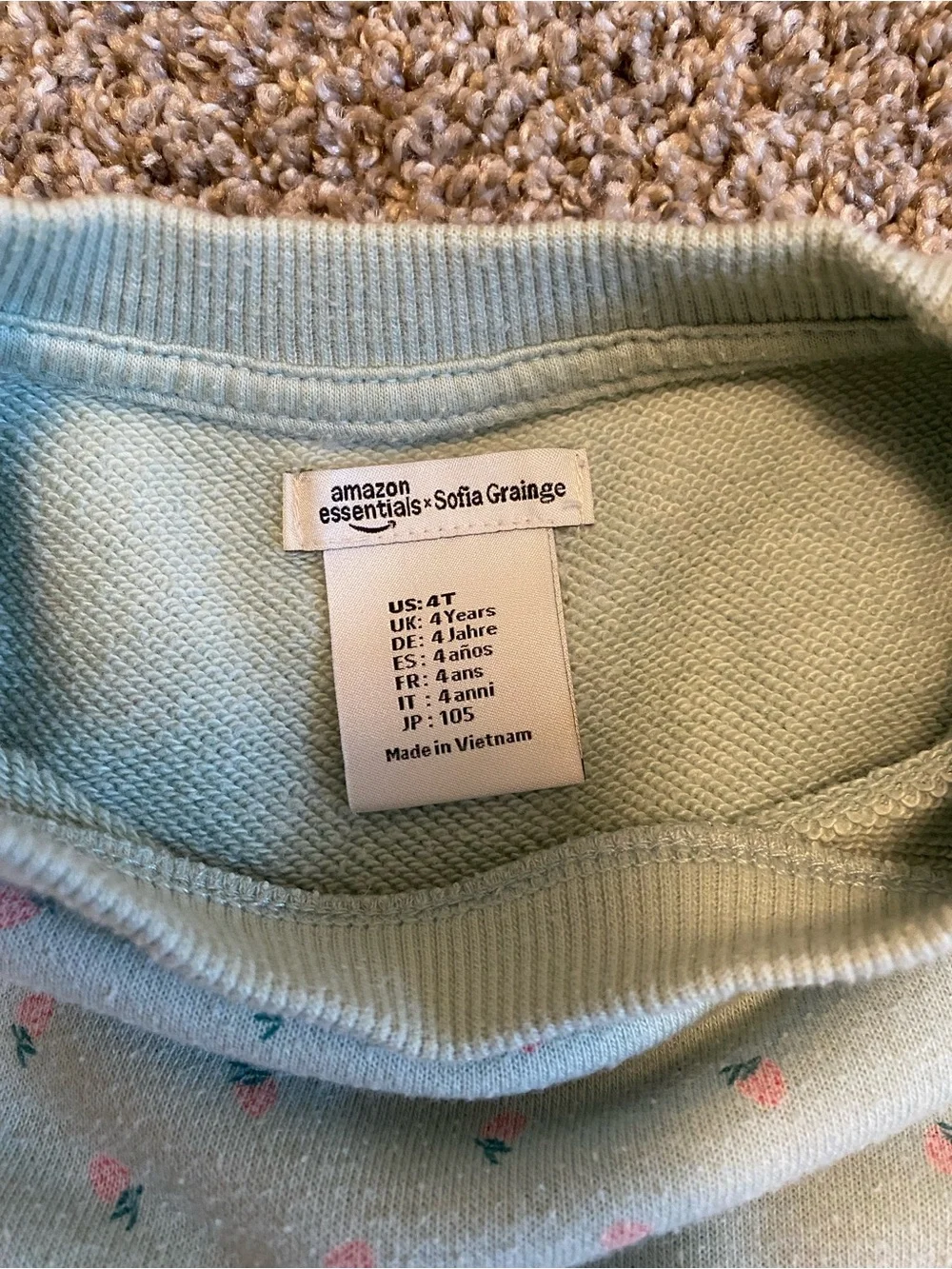 Sofia Grainge mint blue